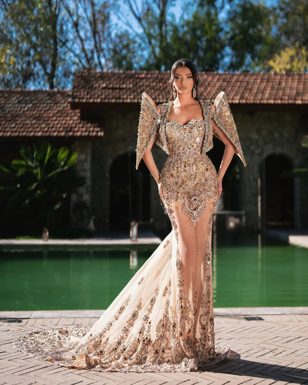 Maja Long Dress with Two-in-One Chic