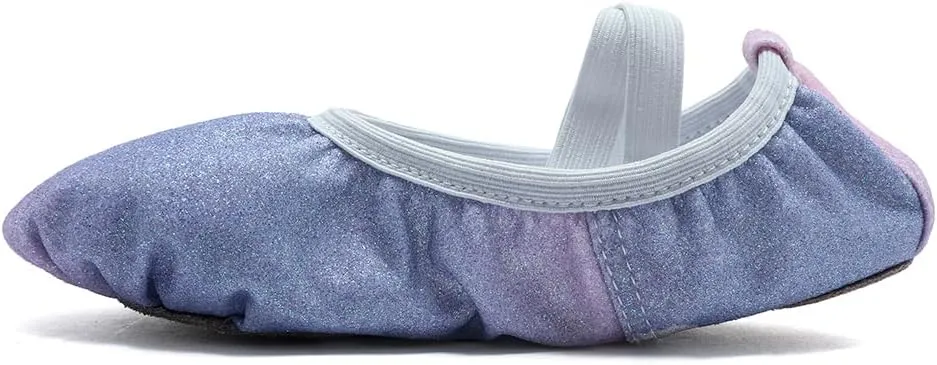 MSMAX Ballet Shoes Wedding Party Dance Flats for Girls (Toddler/Little Kid/Big Kid)
