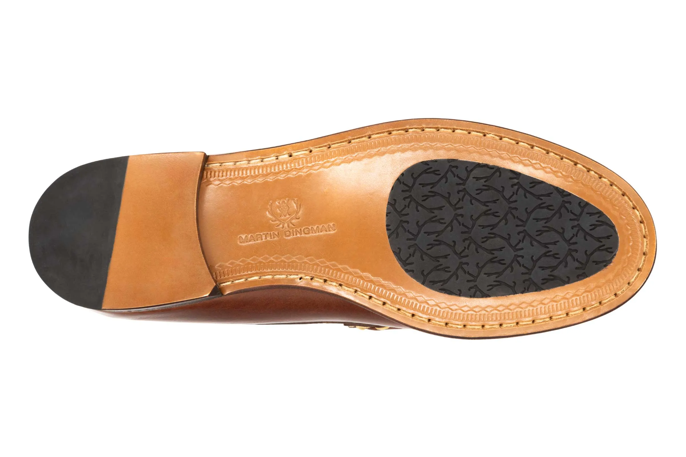 Old Row Oiled Saddle Leather Horse Bit Loafers - Cigar