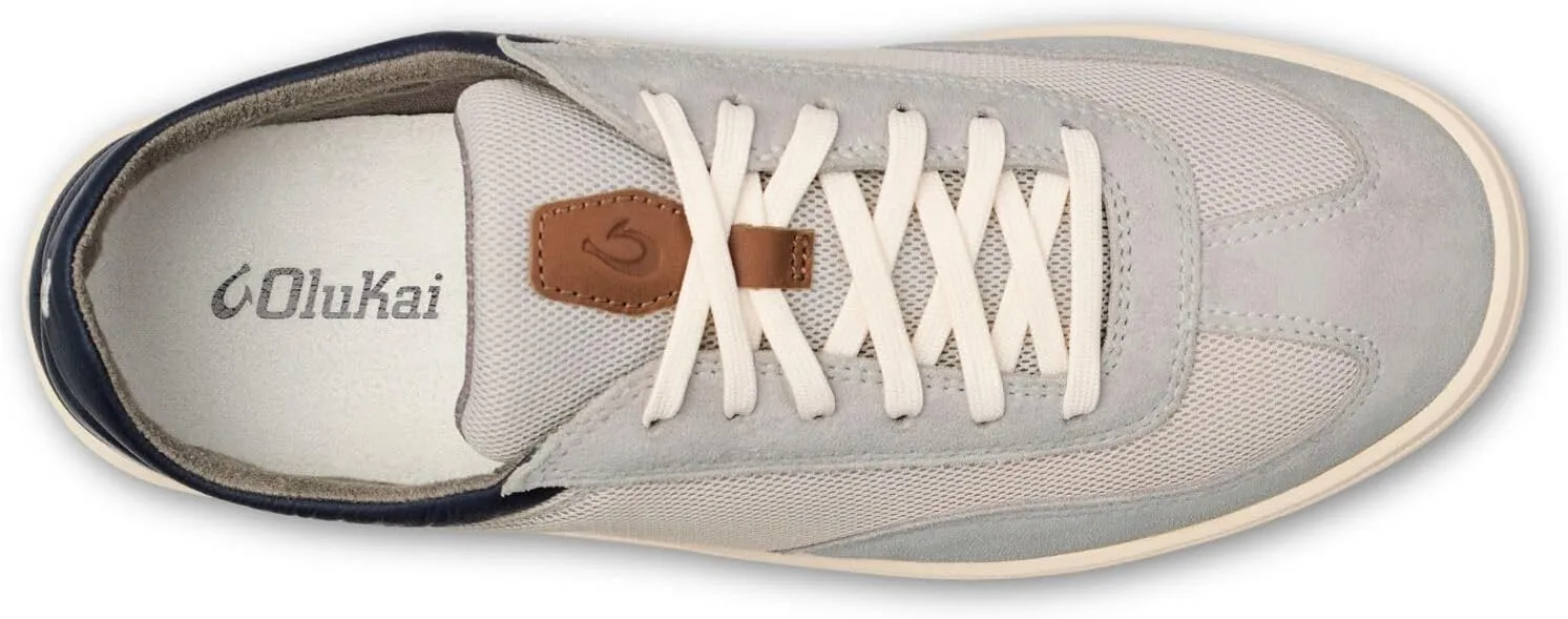 OLUKAI Punini Men's Everyday Sneaker, Classic Lace-Up Design & Countoured Footbed, Comfort Fit & Wet Grip Rubber Soles, Durable & Supportive