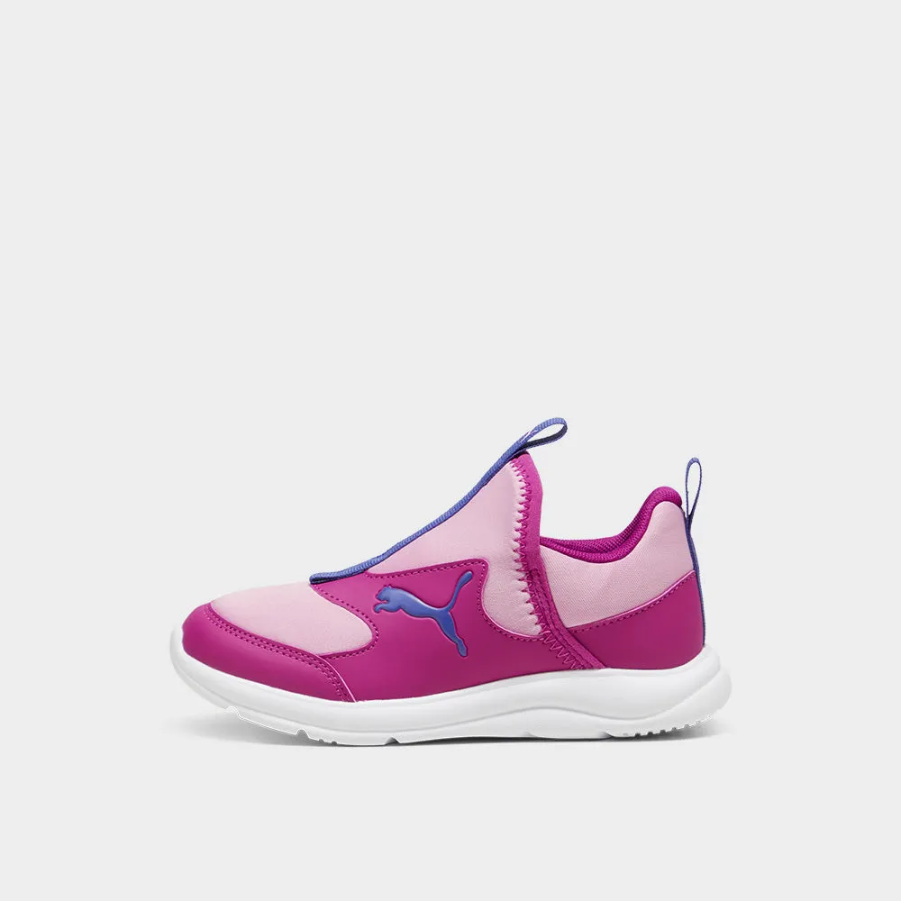 Puma Infants Fun Racer Slip On Sneaker Pink/White _ 182363 _ Pink