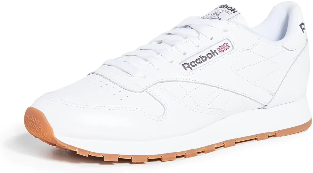 Reebok Men's Classic Leather Sneaker, US-White/Gum, 9