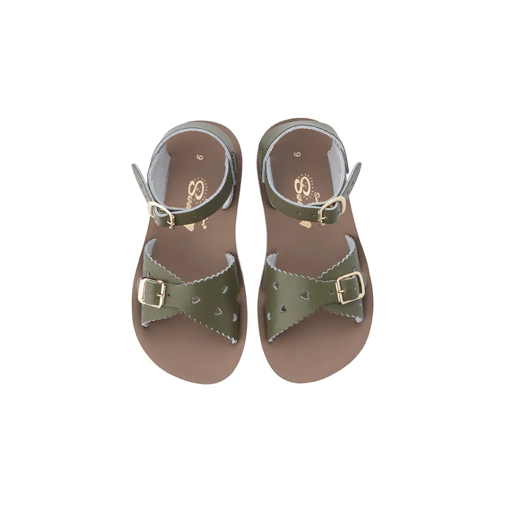 Saltwater Sandals Sun San Sweetheart - Olive