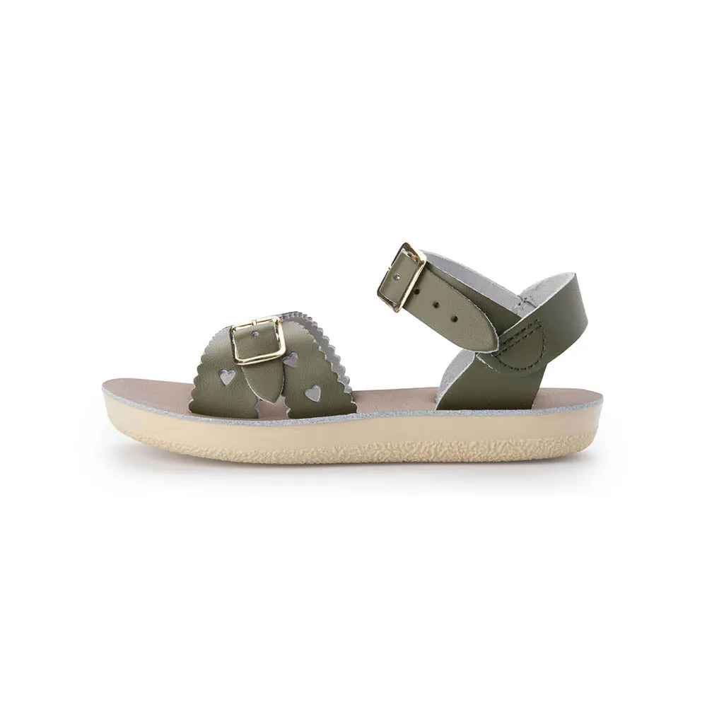 Saltwater Sandals Sun San Sweetheart - Olive