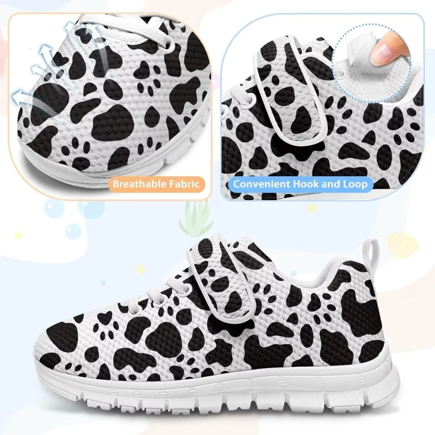 Shoes for Little Girls Road Running Shoes Lightweight Outdoor Walking Shoes Non Slip Tennis Shoes