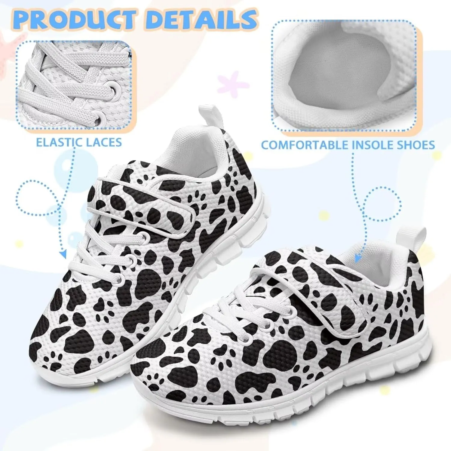 Shoes for Little Girls Road Running Shoes Lightweight Outdoor Walking Shoes Non Slip Tennis Shoes