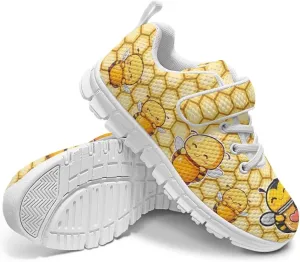 Shoes for Little Girls Road Running Shoes Outdoor Walking Shoes Hook and Loop Fasteners Tennis Shoes