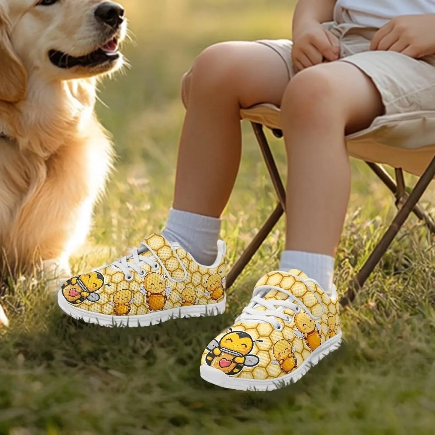 Shoes for Little Girls Road Running Shoes Outdoor Walking Shoes Hook and Loop Fasteners Tennis Shoes