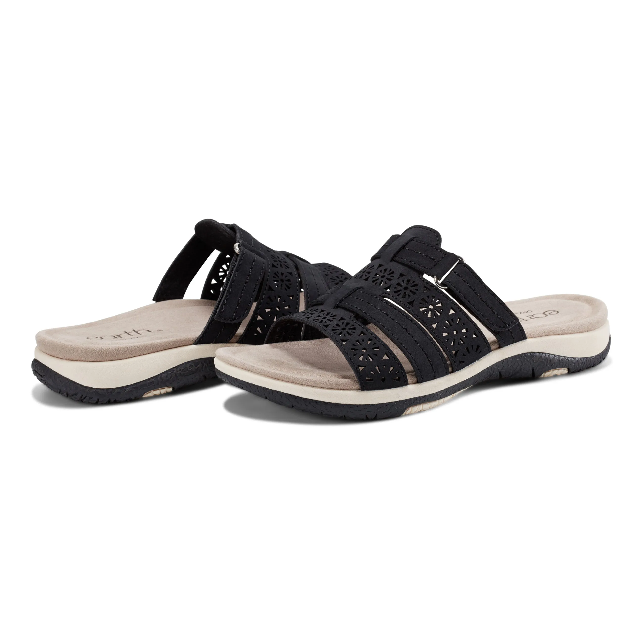 Sinci Square Toe Slip-on Casual Sandals