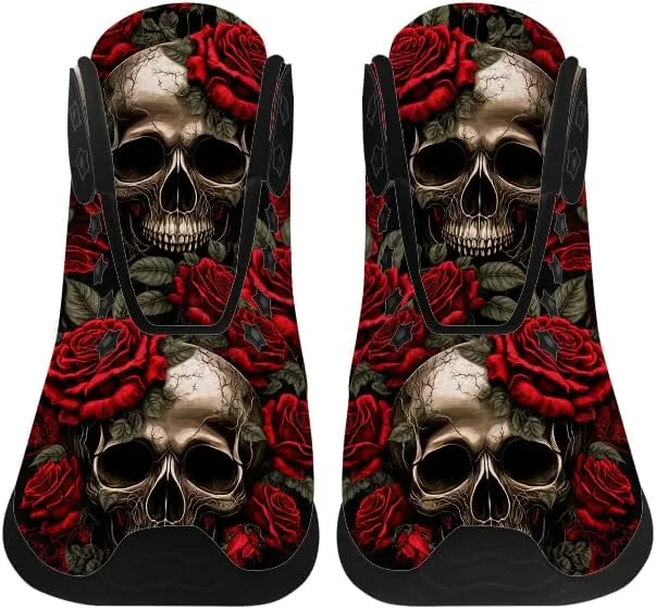 Skull Shoes for Men Women Goth Skull High Top Sneakers High Top Shoes Gifts for Women Men
