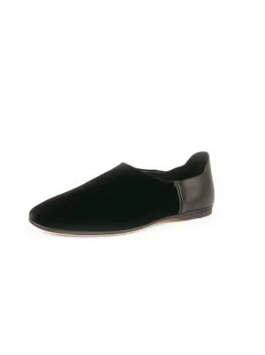 Slim Slipper Loafers - Black