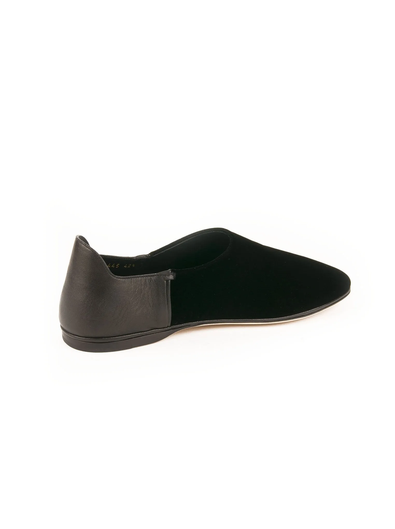 Slim Slipper Loafers - Black