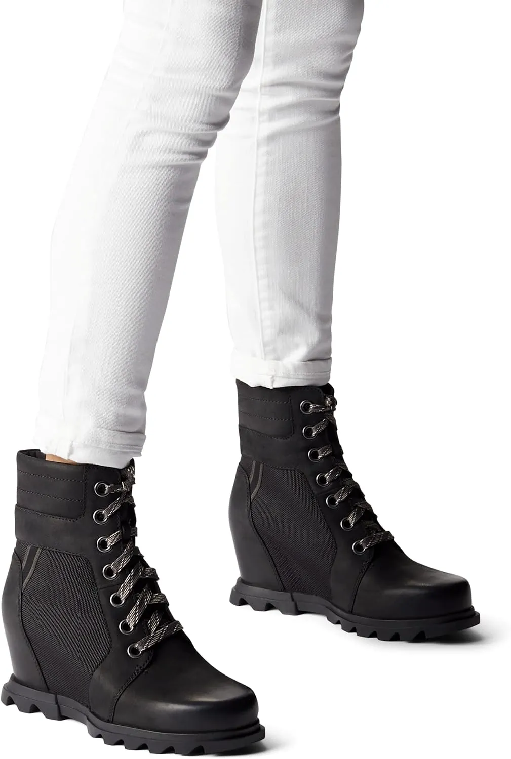 Sorel Women's Joan of Arctic Wedge III Lexie Boot  Waterproof Leather Wedge Boots