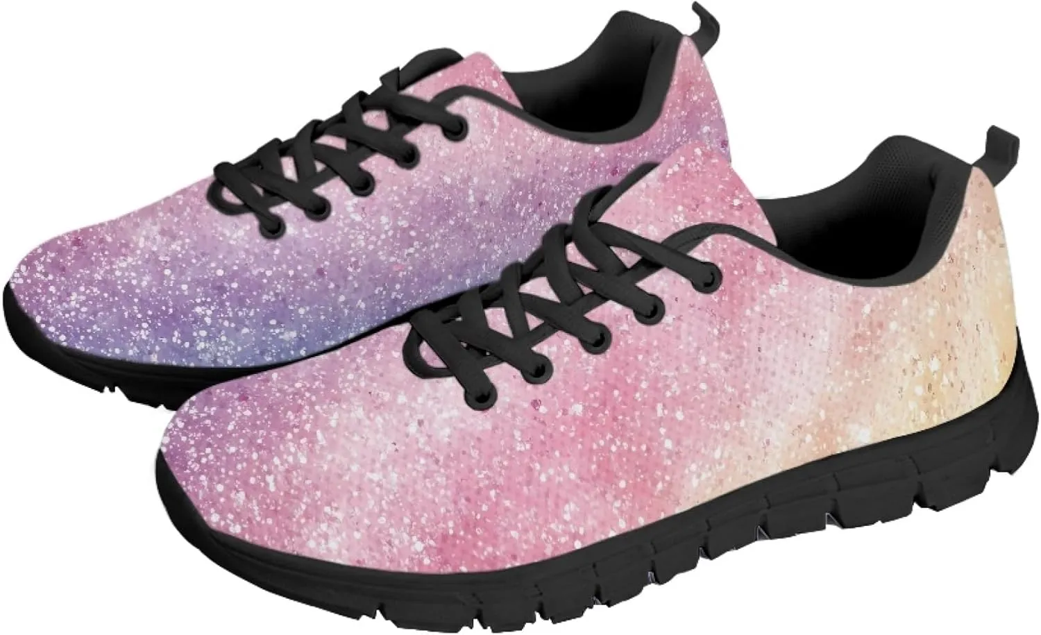 Sports Tennis Sneakers for Womens Running Causal Shoes Teens Girls Outdoor Travel Walking Low Heel Lace up Breathable Lightweight