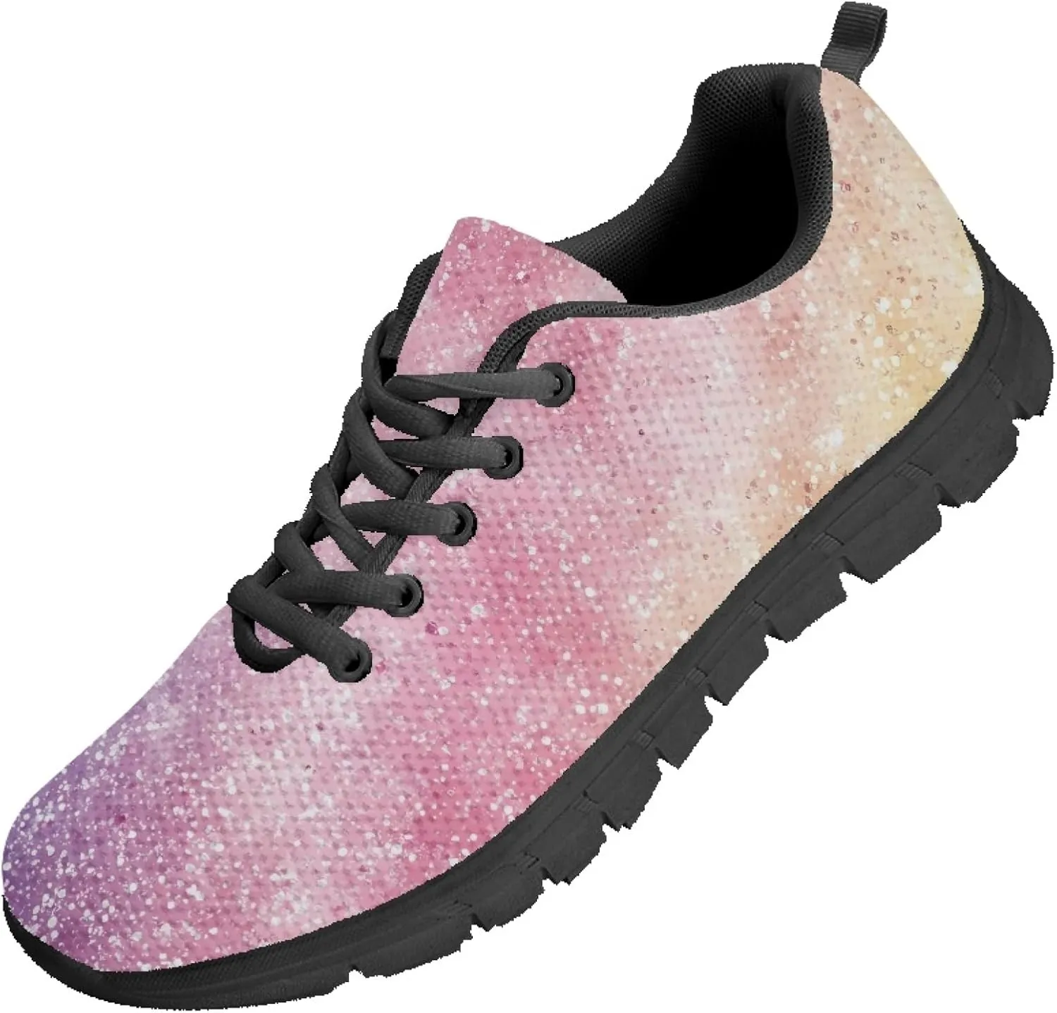 Sports Tennis Sneakers for Womens Running Causal Shoes Teens Girls Outdoor Travel Walking Low Heel Lace up Breathable Lightweight