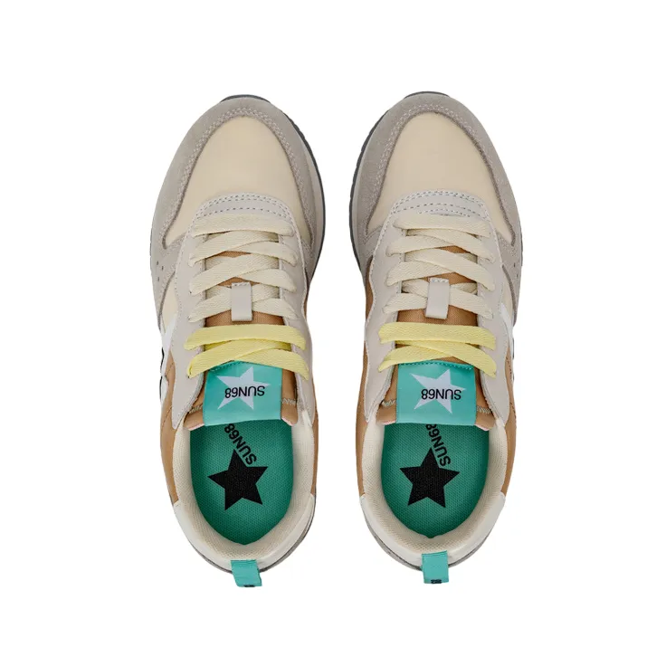 Sun68 Stargirl multicolor women's sneakers Z33215 01 white
