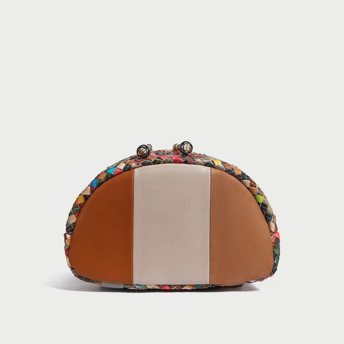 Sunset Everyday Woven Leather Backpack