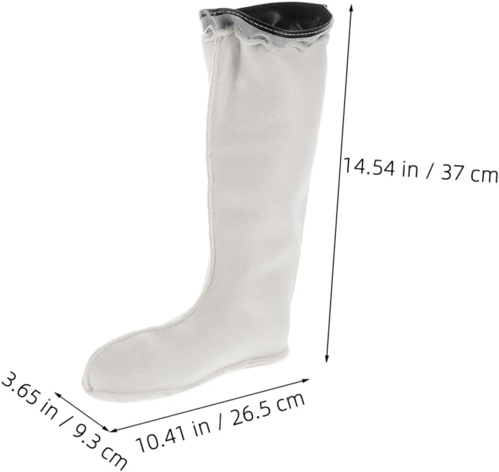 Thick Insulated Furry Liner Snow Boots for Men Winter Warm Rainproof Boot Liners Comfortable and Durable for Hiking