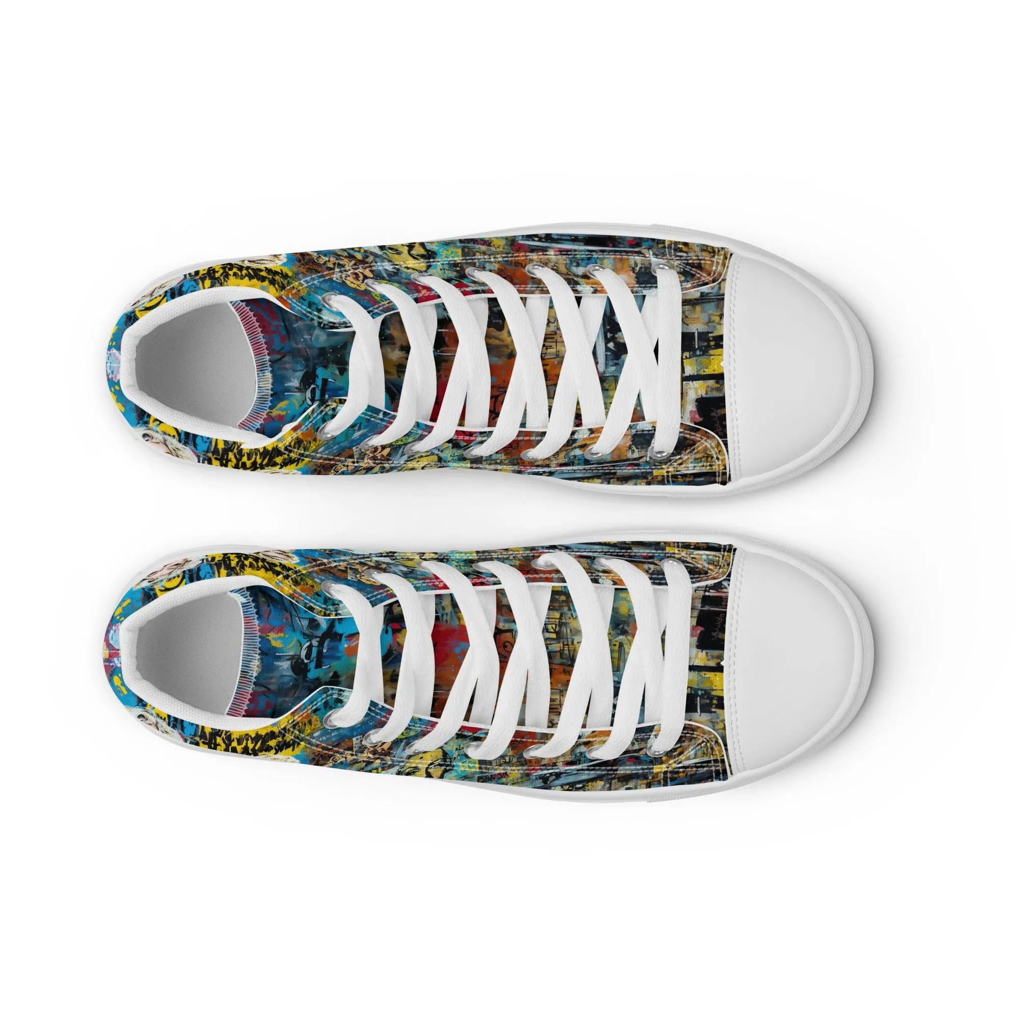 Unisex high top canvas shoes - Marilyn 2