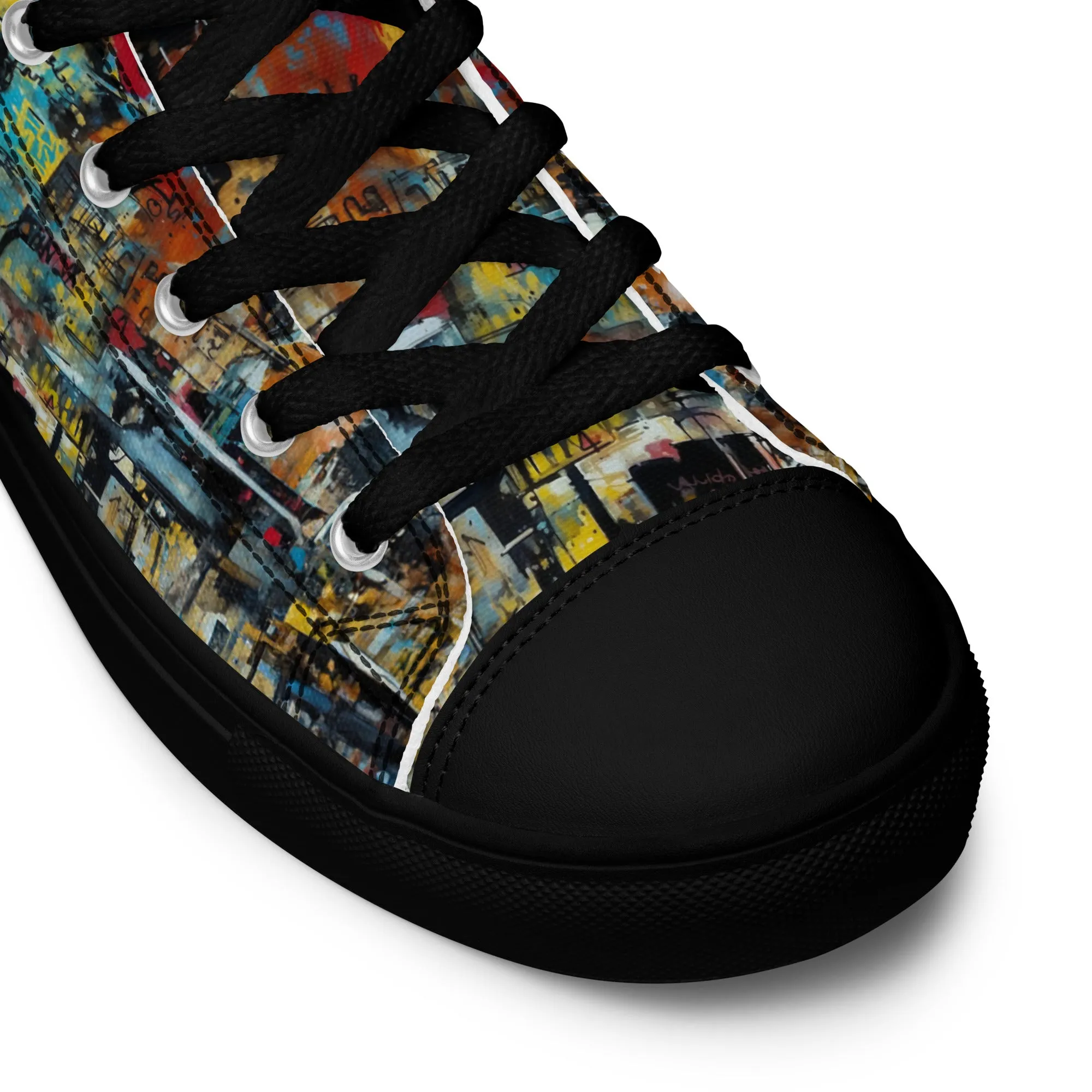 Unisex high top canvas shoes - Marilyn 2