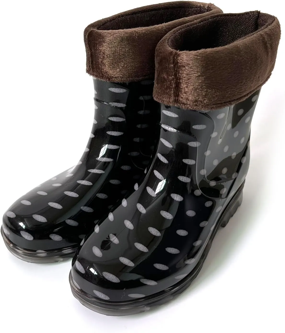 Wide Calf Women's Waterproof Rain Boots, Sizes 9 10 11 12 13 14, Plus-Size Rubber Mud Boots, Anti-Slip Knee-High Outdoor Work Shoes for Garden, Farm, All-Weather, Comfortable & Durable