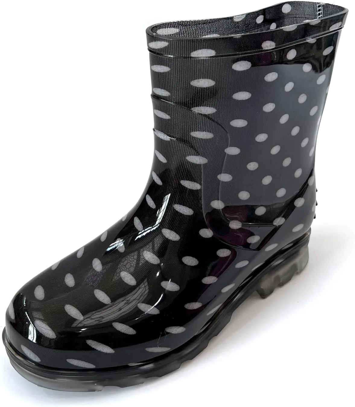 Wide Calf Women's Waterproof Rain Boots, Sizes 9 10 11 12 13 14, Plus-Size Rubber Mud Boots, Anti-Slip Knee-High Outdoor Work Shoes for Garden, Farm, All-Weather, Comfortable & Durable
