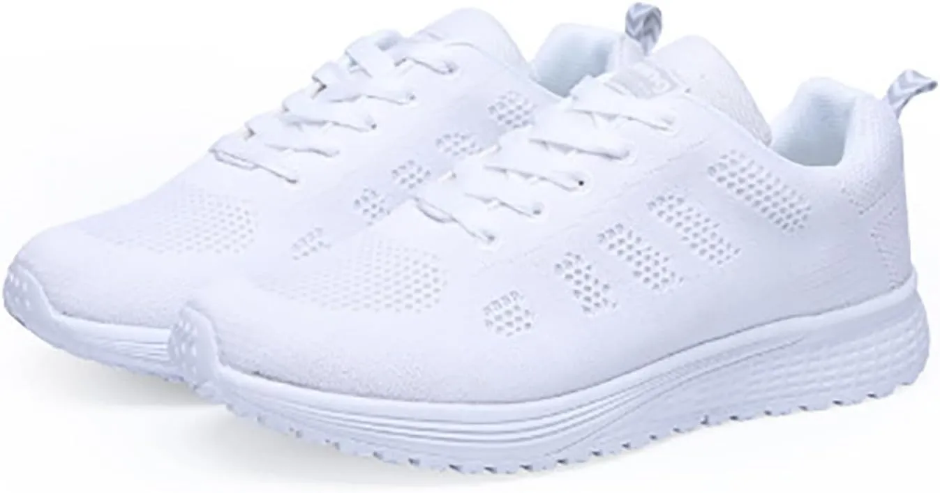 Woman Tennis Shoes Fashion Breathable Mesh Sneakers Comfortable Business Casual Summer Walking Running Athletic Shoes