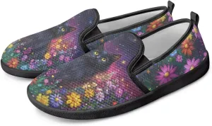 Women's Art Painted Travel Shoes Shoes Slip On Casual Mesh Loafers Lightweight Comfort Fashion Outdoor Sneaker for Ladies US Size 6-11