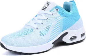 Women's Casual Sneakers  Lightweight, Breathable Non-Slip Walking Shoes for Work, Nursing, Running, and Everyday Use