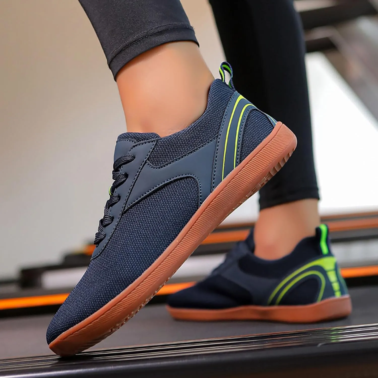 Womens Tennis Shoes Cute Woman Shoes Casual High Top Sneakers Men's KnitFlex Breeze Mesh Sneakers Oxfords Lace Black Tennis Shoe Cross Trainer Shoe