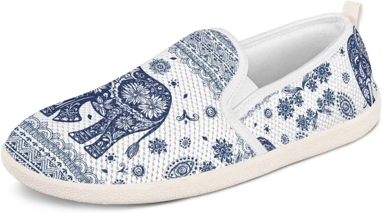 Women's Walking Travel Shoes Slip On Casual Loafers Lightweight Comfort Art Painted Fashion Sneaker for Ladies US Size 6-11